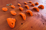 15 screw on jug Climbing Holds in orange screws Included